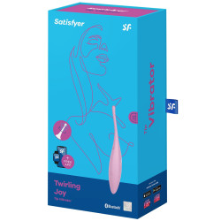 Satisfyer Stimulateur connecté Twirling Joy Satisfyer 17cm Rose